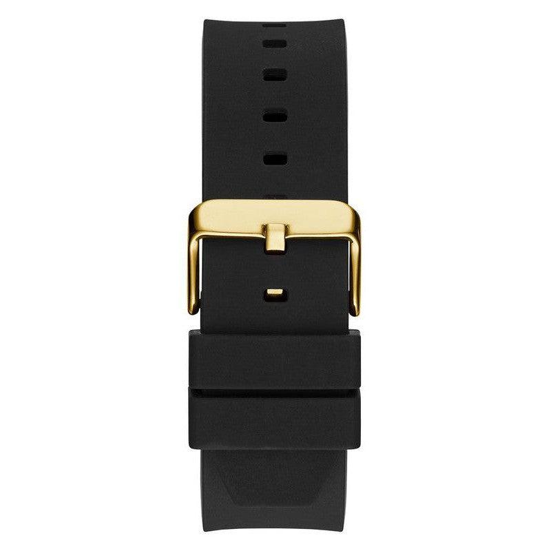 GUESS Mens Black Gold Tone Analog Watch GW0564G1