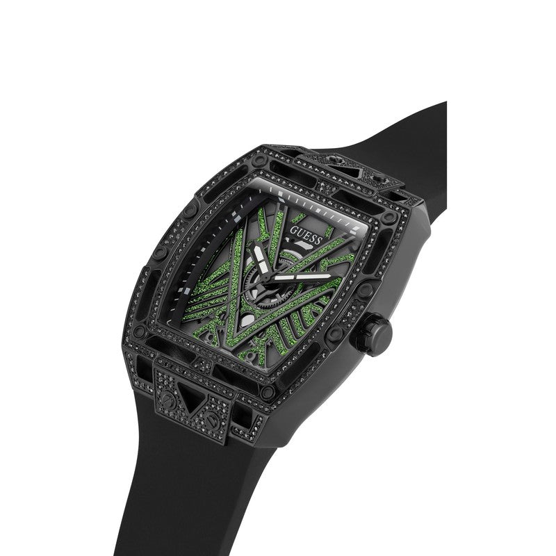 GUESS Mens Black Tone Analog Watch GW0564G2