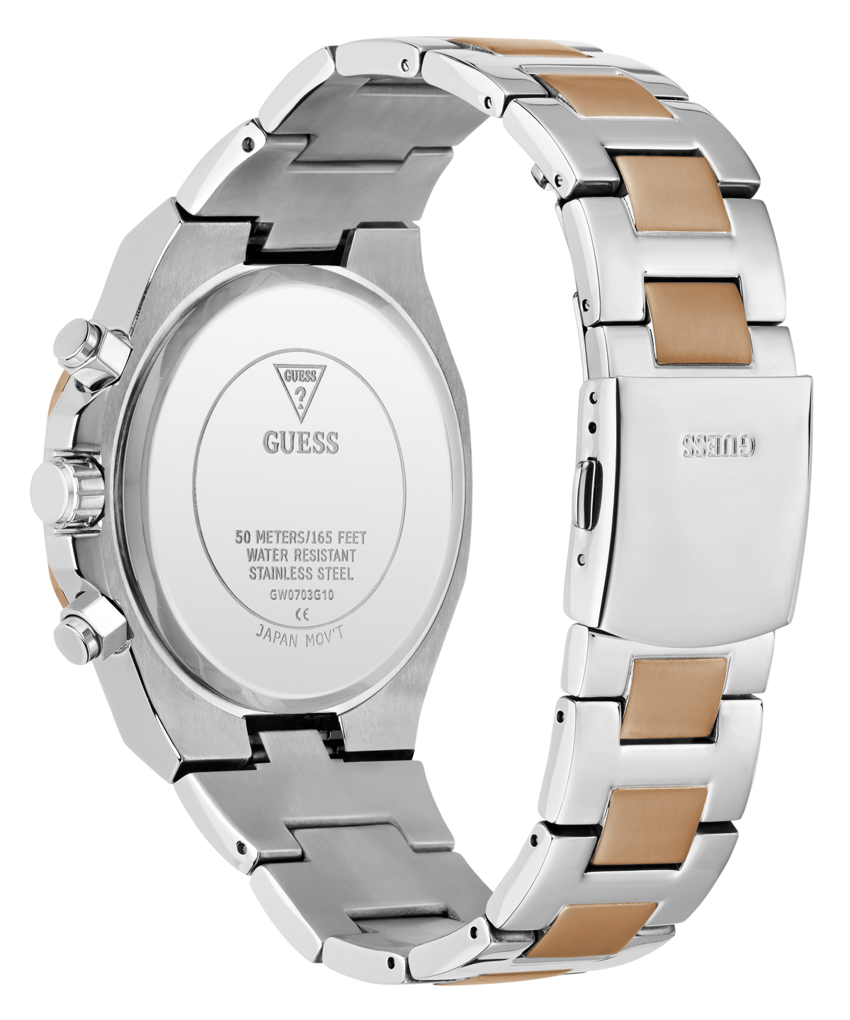 Guess Equity Men's Multifunction Watch Two Tone