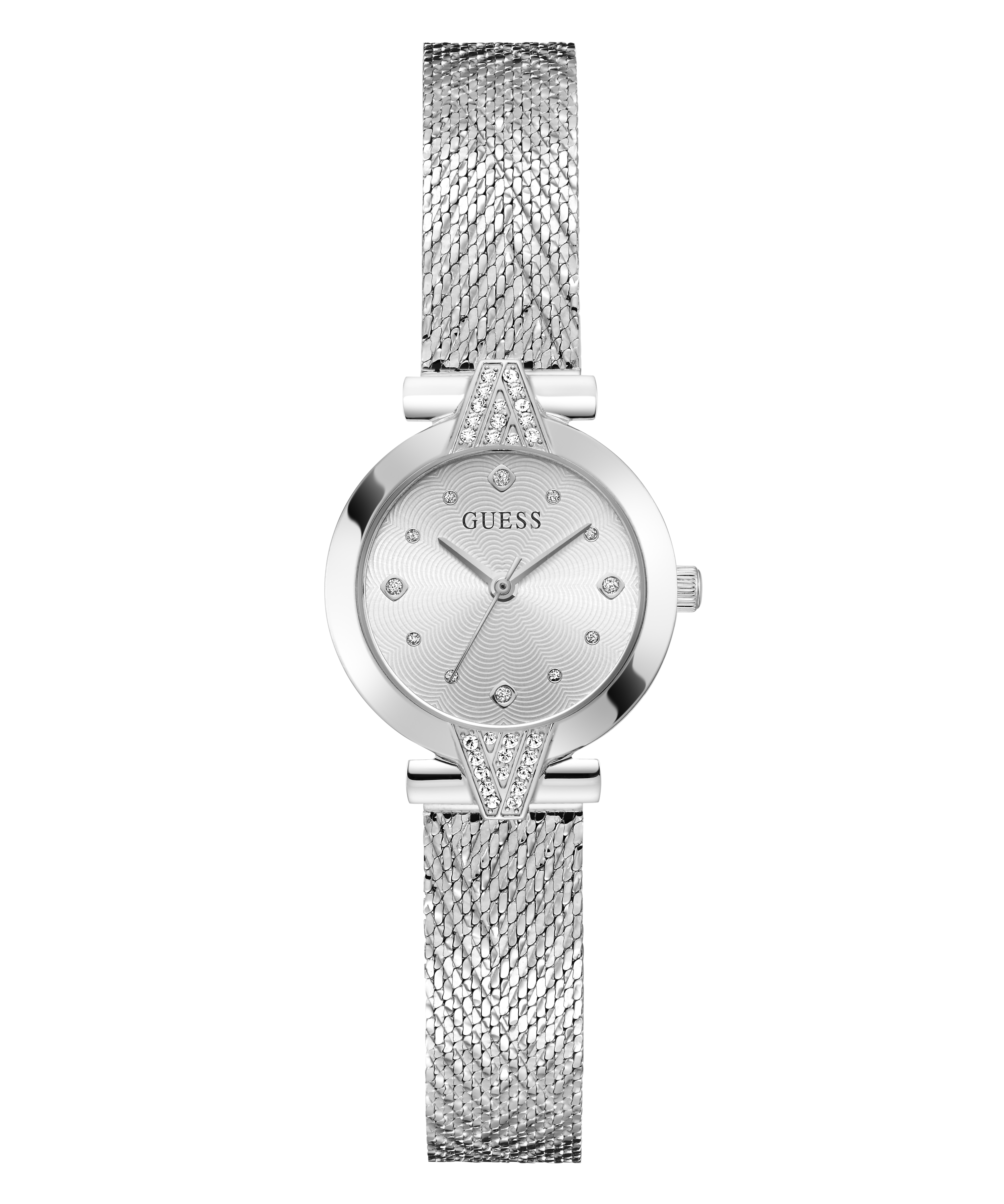 Guess Cecelia GW1086L1 Women's Watch Silver Tone Crystal Dial