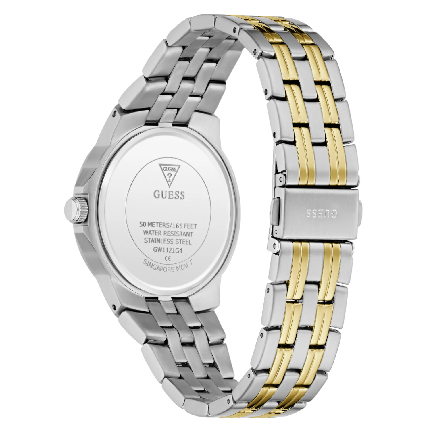 Guess GW1121G4 Men's Two-Tone Green Dial Analogue Watch