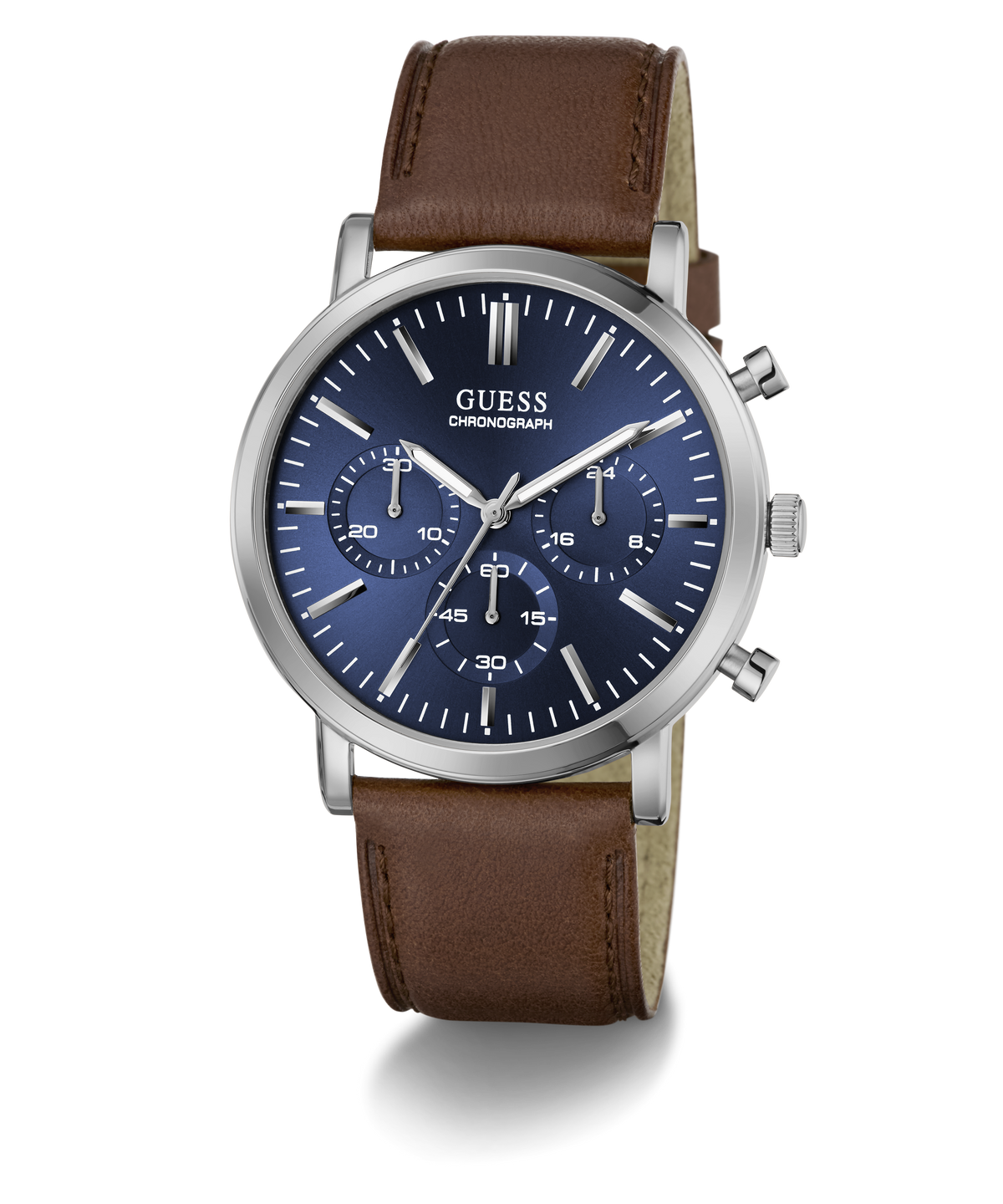 Guess Cassian Men's Chronograph Watch Silver