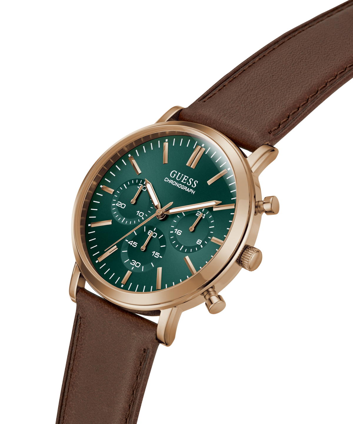 Guess Cassian Men's Chronograph Watch Rose Gold