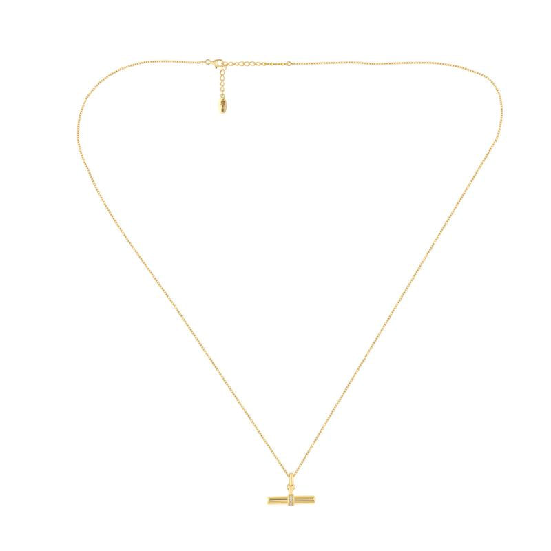 Georgini Alchemy Andy Fob Pendant 18ct Gold Plated