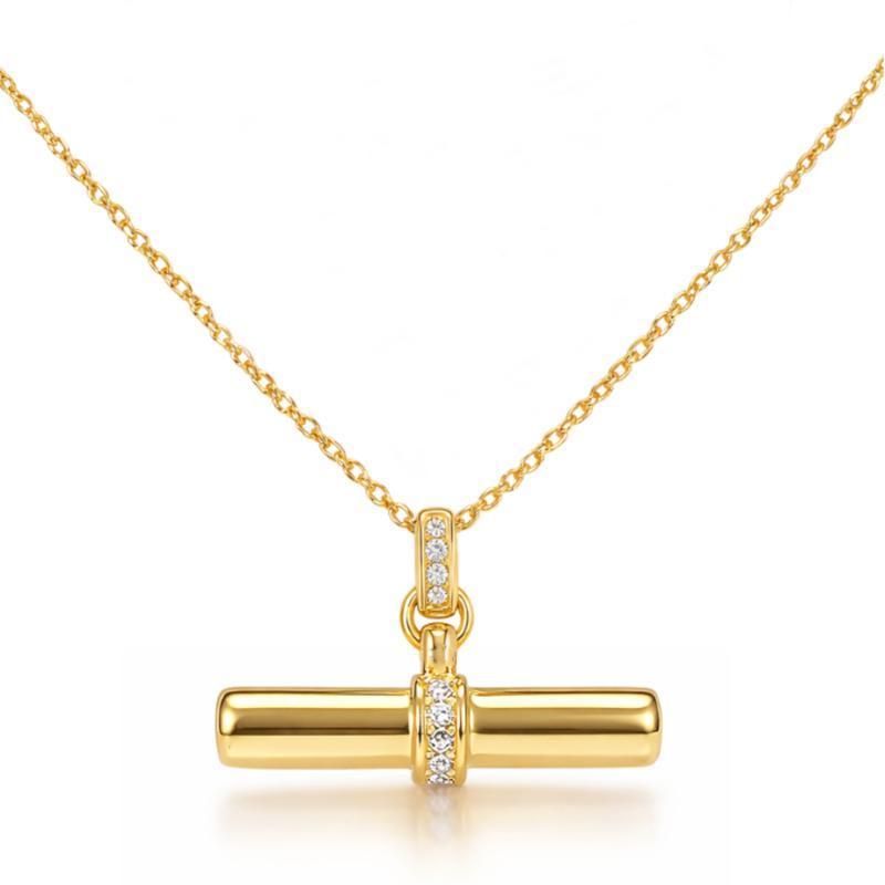 Georgini Alchemy Andy Fob Pendant 18ct Gold Plated