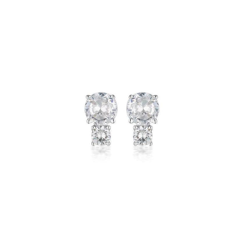 Georgini Duo Silver Stud Earring