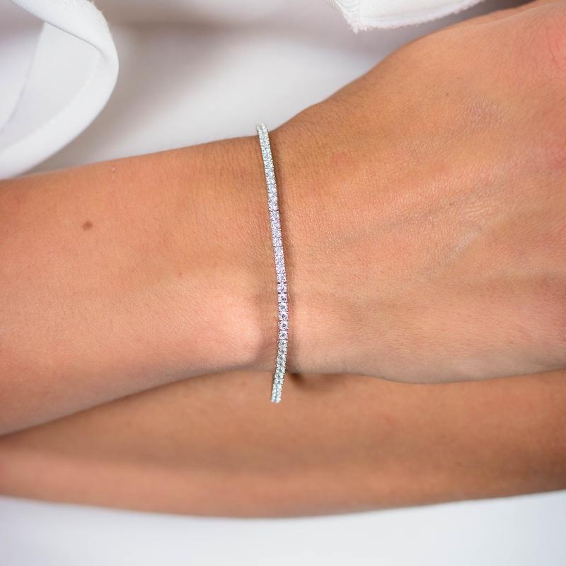 Georgini Milestone Silver Tennis Bracelet