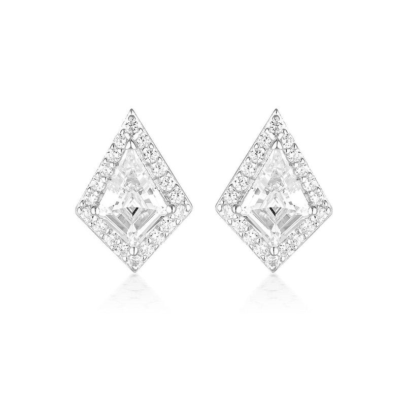 Georgini Rock Star Shield Silver Earrings