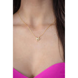 Georgini Sweetheart Bow Necklace - Gold