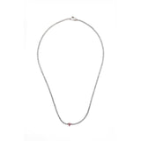 Georgini Sweetheart Tennis Necklace - Silver - 42cm
