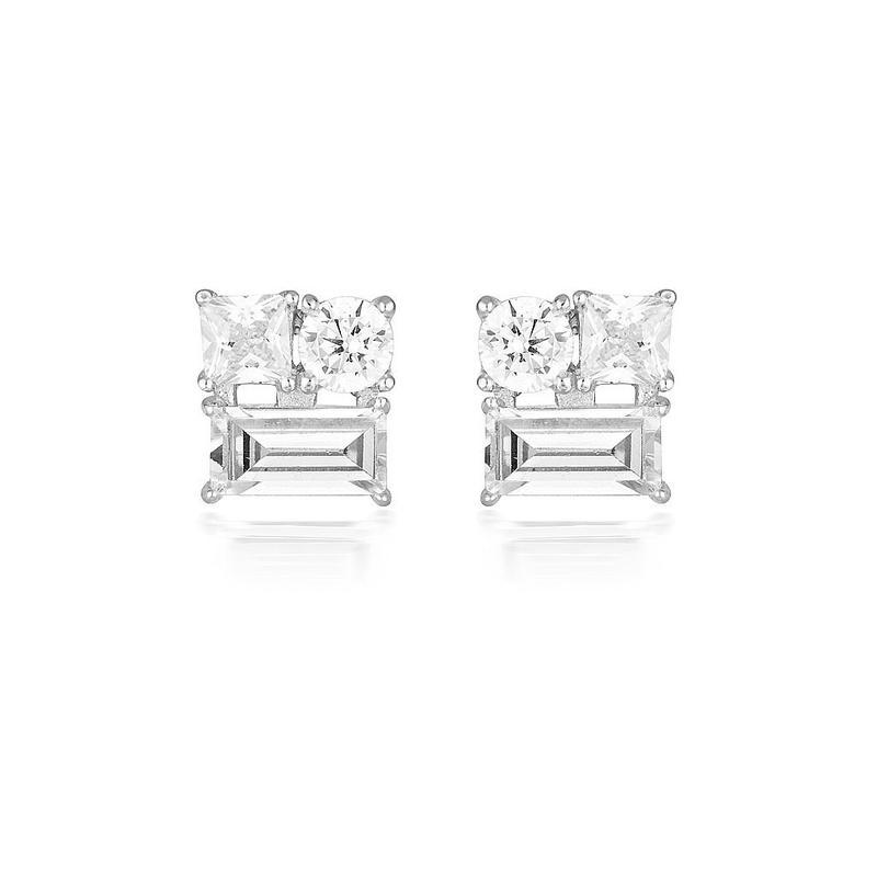 Georgini Thea Silver Stud Earrings