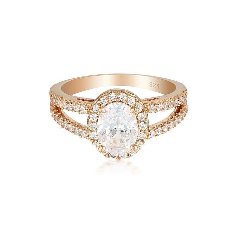 Georgini aurora glory rose gold ring