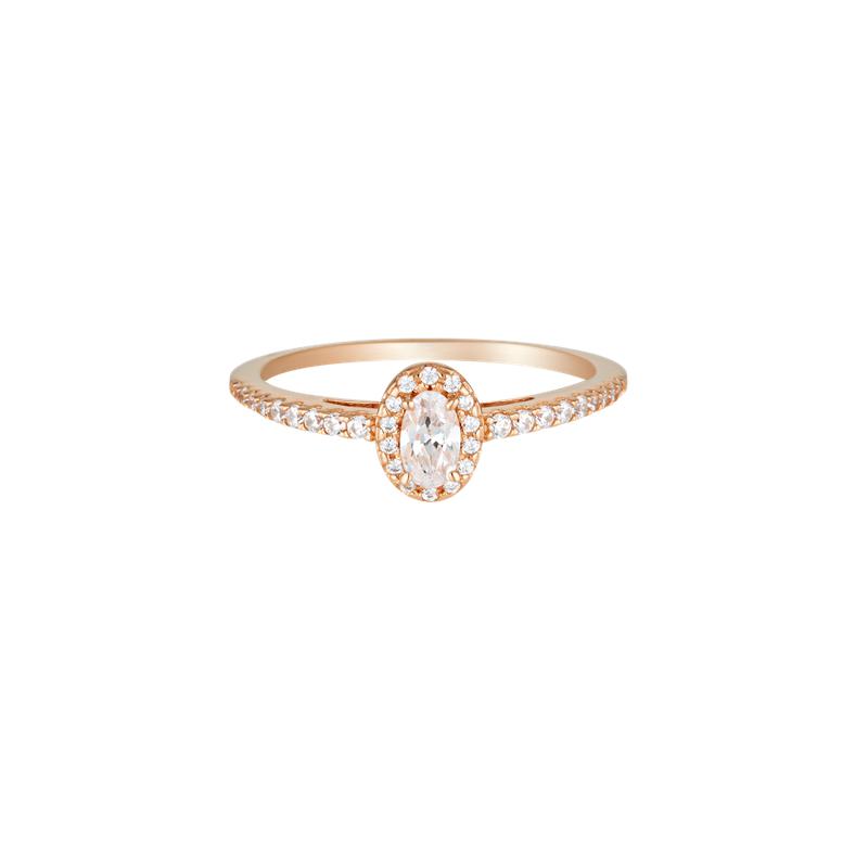 Georgini aurora glow rose gold ring