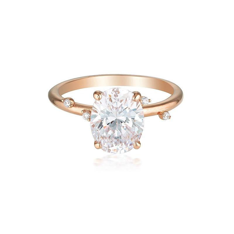 Georgini aurora southern lights rosegold ring