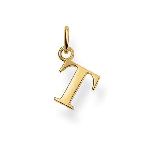 Gold Plated Letter T Special ADDITION Pendant
