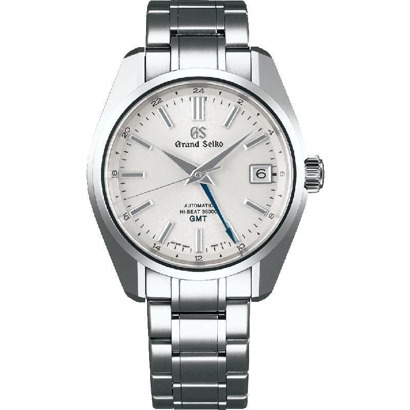 Grand Seiko Heritage SBGJ201 Men's Hi-Beat GMT Stainless Steel Watch