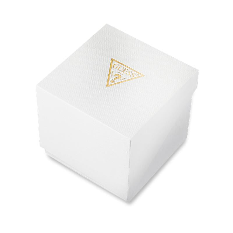 Gues Giselle Gold Tone Analog Watch with Diamond Accents