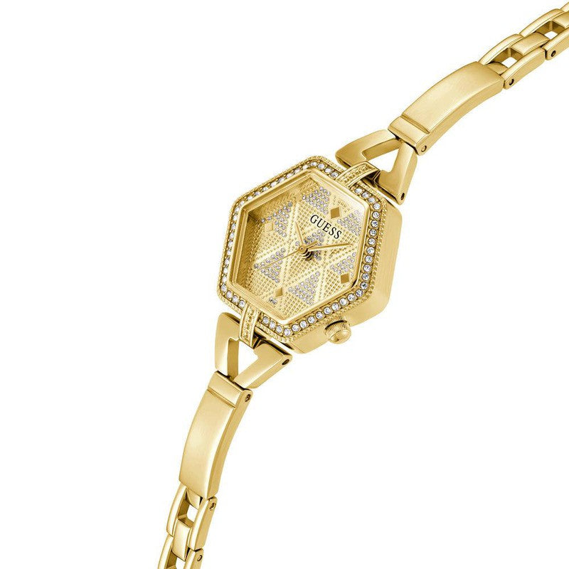 Guess Audrey Champagne Dial Analog Watch