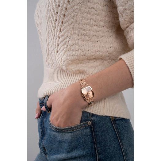 Guess Brilliant Rose Gold Tone Analog Ladies Watch GW0384L3
