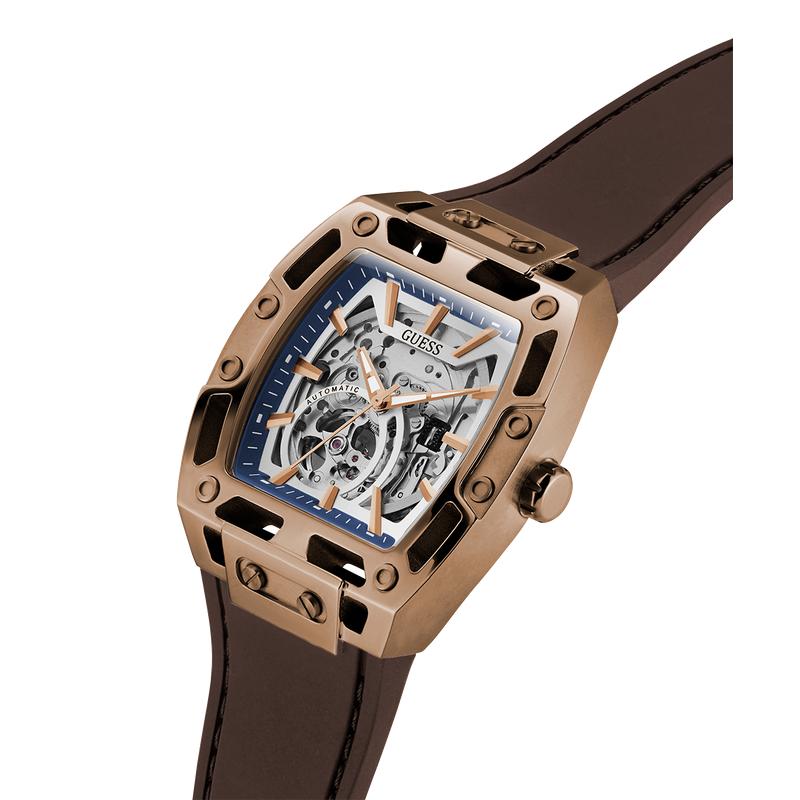 Guess Brown Coffee Automatic Luxury Watch