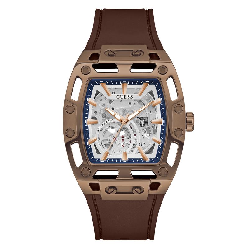 Guess Brown Coffee Automatic Luxury Watch