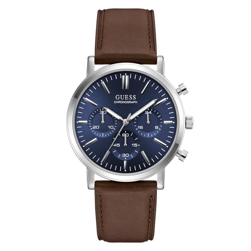 Guess Cassian Men's Chronograph Watch Silver