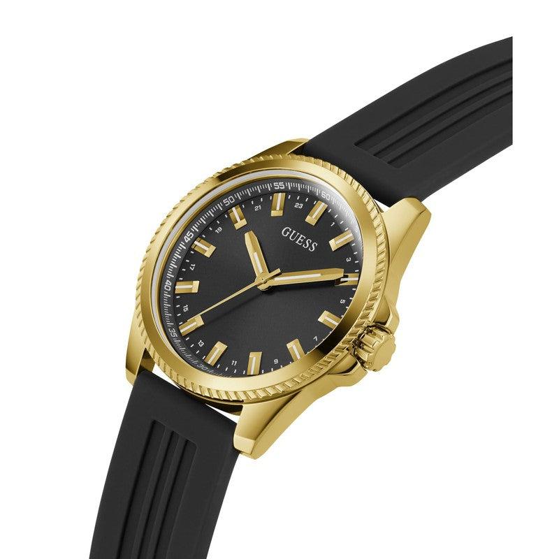 Guess Champ Black and Gold Watch GW0639G2