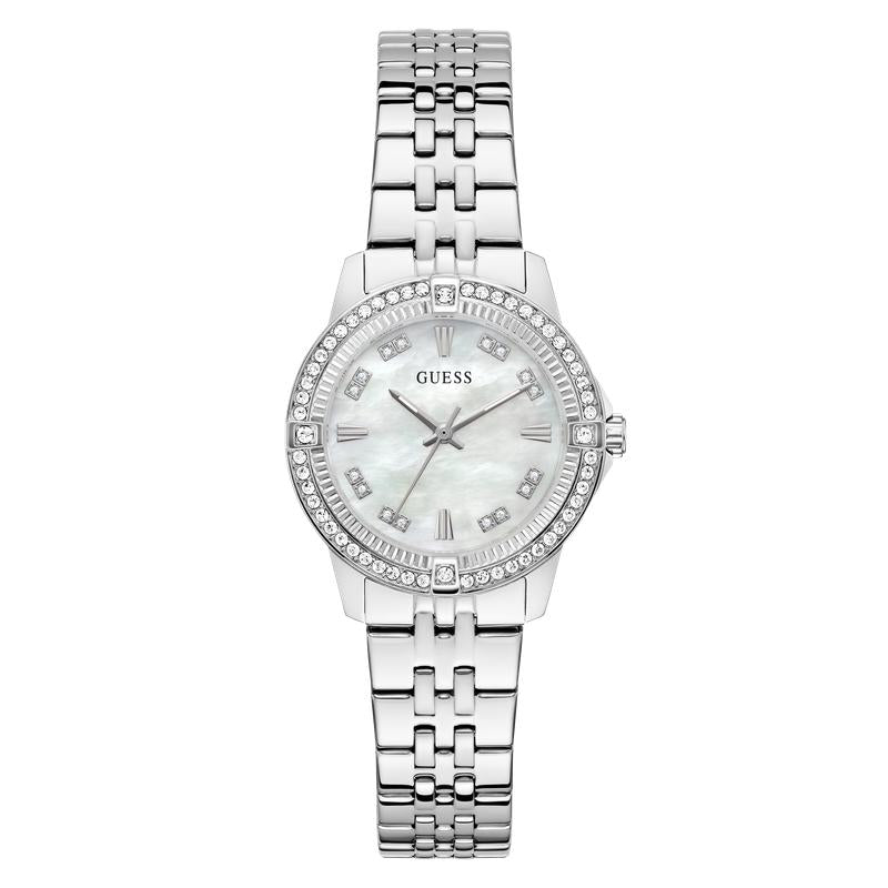 Guess Colette Silver Tone Analog Women's Watch