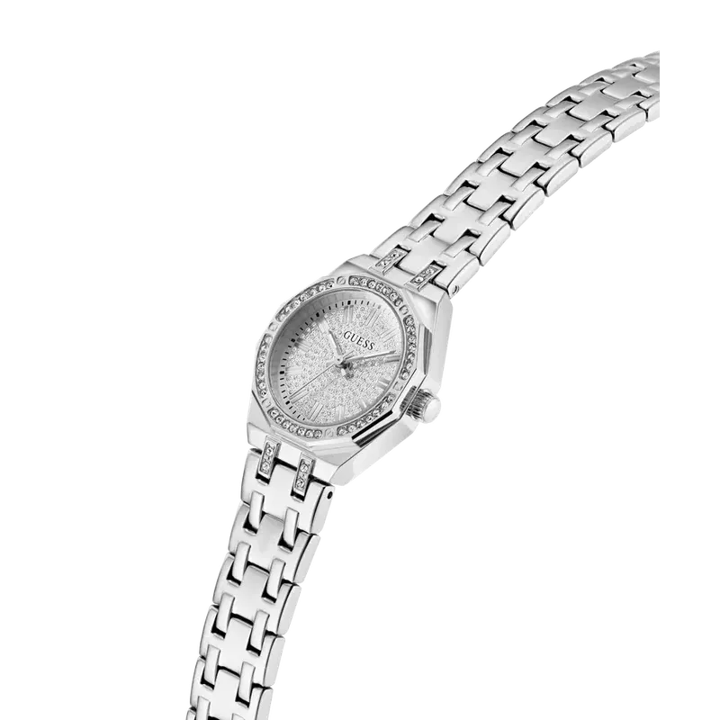 Guess Elegant Pixie Silver-Tone Analog Watch