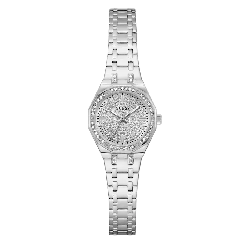 Guess Elegant Pixie Silver-Tone Analog Watch