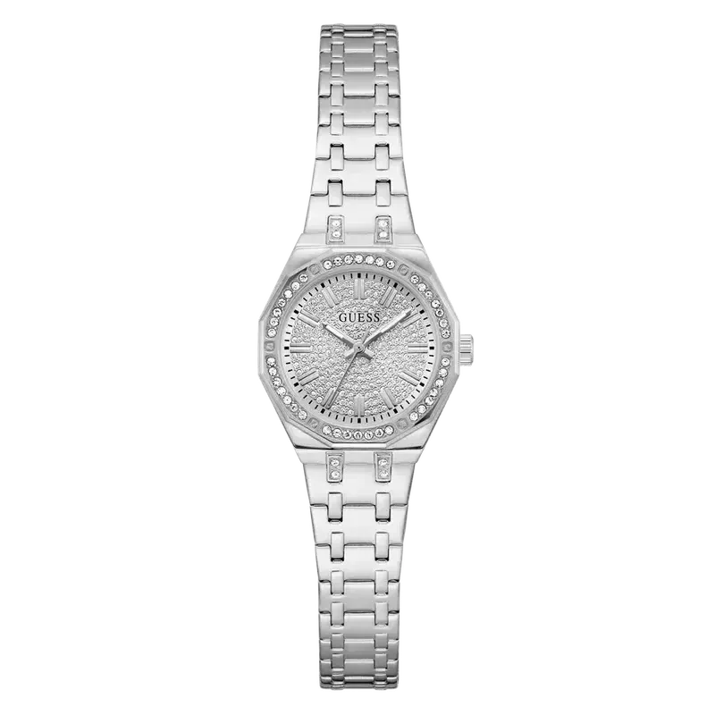 Guess Elegant Pixie Silver-Tone Analog Watch