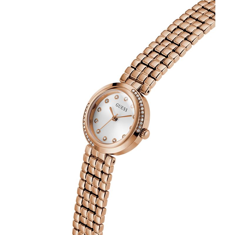 Guess Elegant Rose Gold Tone Analog Watch