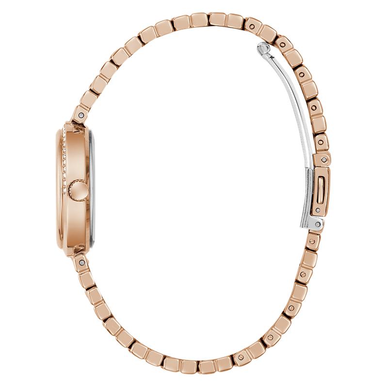Guess Elegant Rose Gold Tone Analog Watch