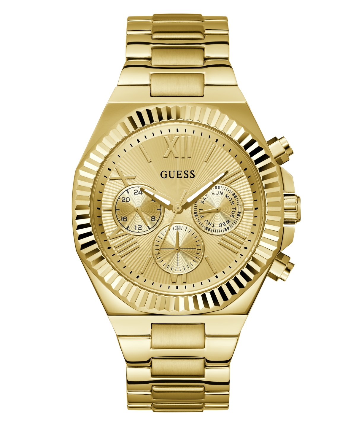 Guess Equity Men's Multifunction Watch Gold