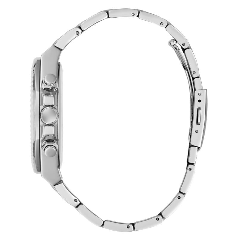 Guess Equity Men's Multifunction Watch Silver