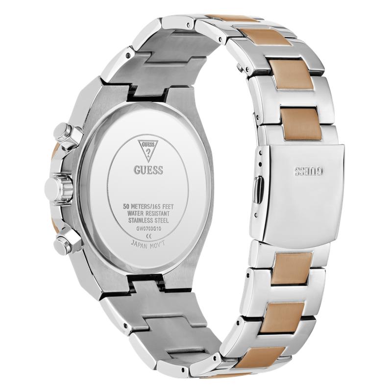 Guess Equity Men's Multifunction Watch Two Tone