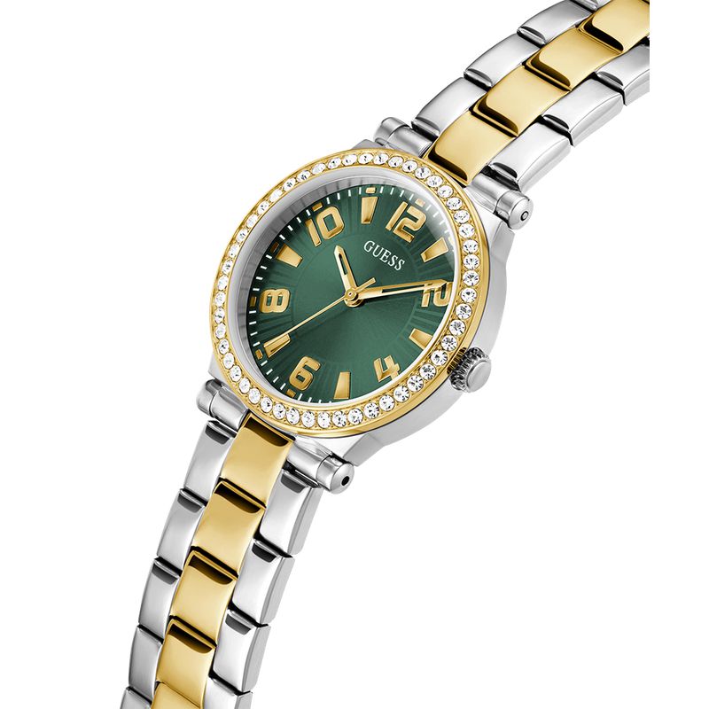Guess Fawn Green Dial Analog Watch