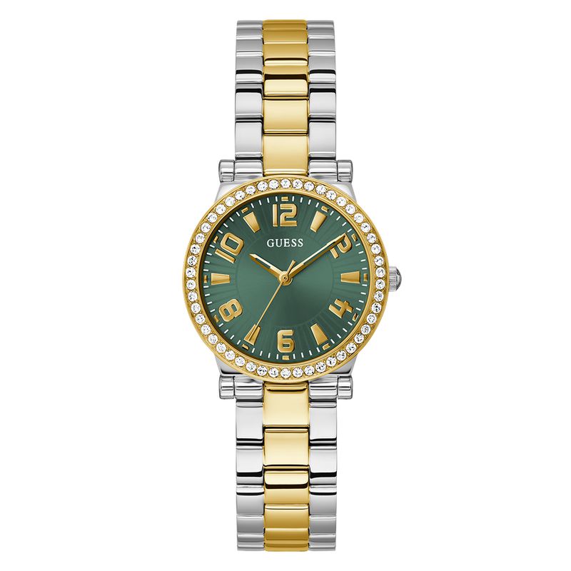 Guess Fawn Green Dial Analog Watch