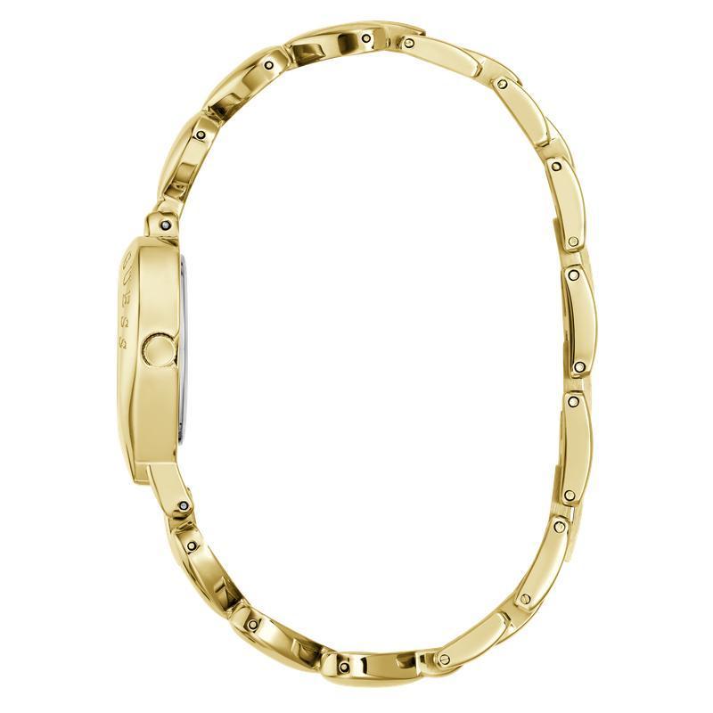 Guess Gold Tone Heart-Shaped Ladies Analog Watch