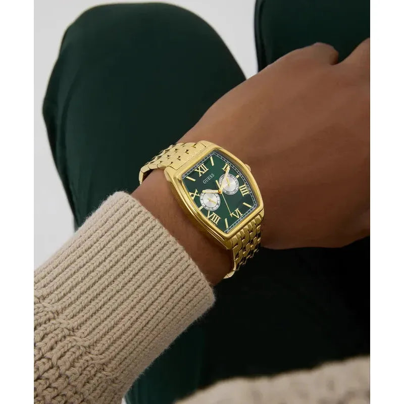 Guess Gold Tone Multi-Function Quartz Watch