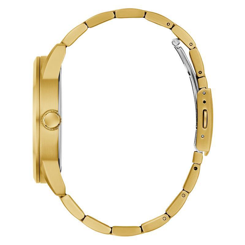 Guess Gold Tone Multi-Function Watch with Blue Dial