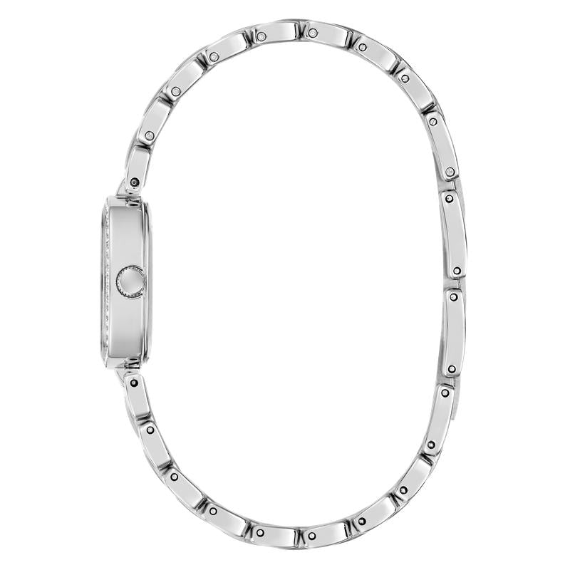 Guess Hazel Silver Tone Women's Analog Watch with Crystal Details