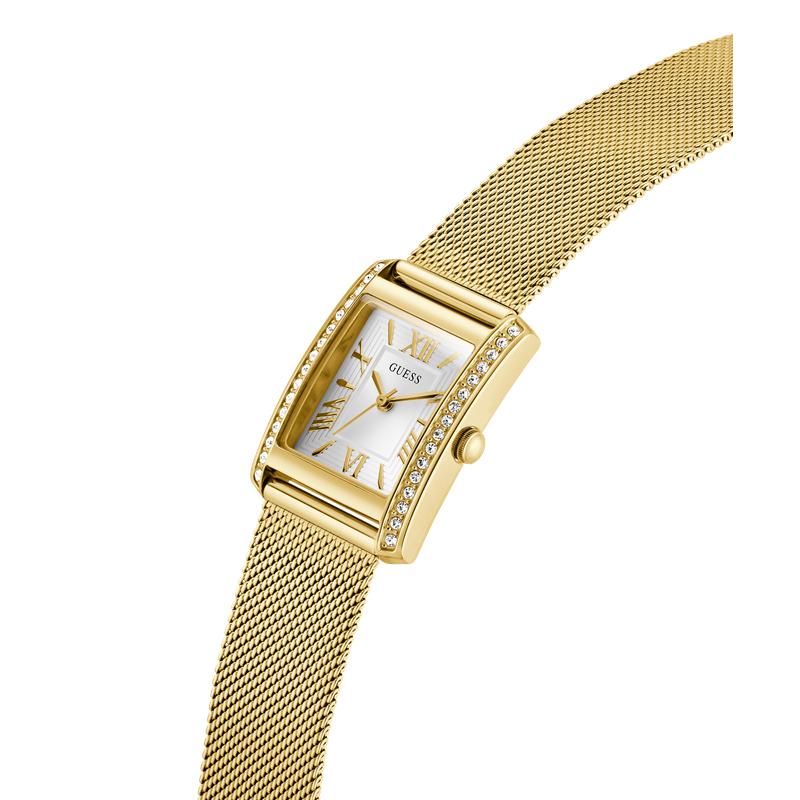 Guess Ladies Gold Tone Analog Watch