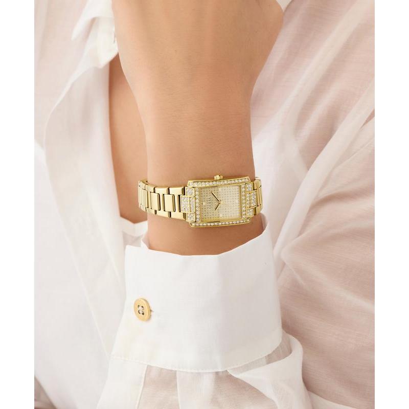 Guess Ladies Gold Tone Analog Watch