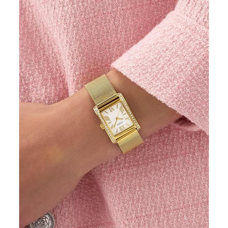 Guess Ladies Gold Tone Analog Watch