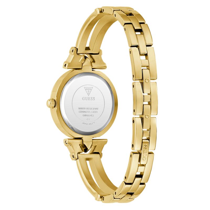 Guess Ladies Gold Tone Analog Watch