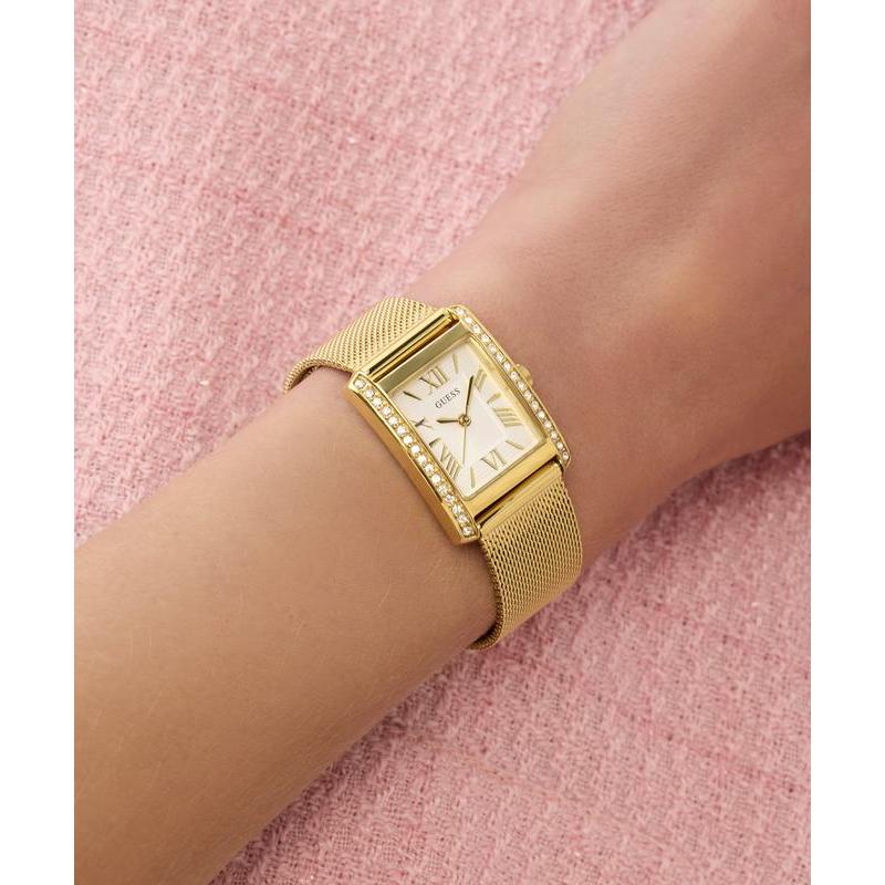 Guess Ladies Gold Tone Analog Watch