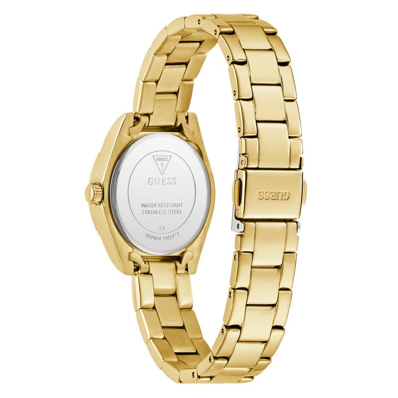 Guess Ladies Gold Tone Analog Watch