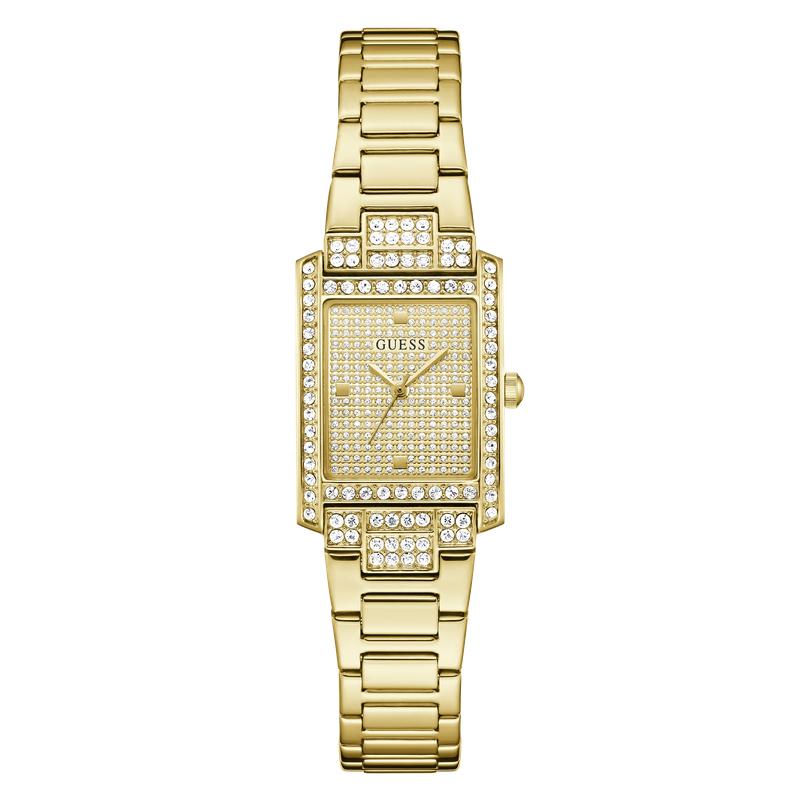 Guess Ladies Gold Tone Analog Watch