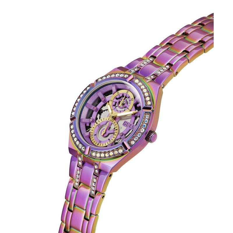 Guess Ladies Iridescent Tone Multi-function Watch GW0604L4